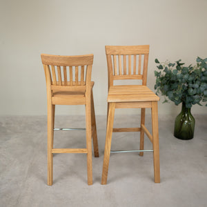 Tabouret de bar en chêne massif Provence – NordicStory