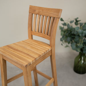 Tabouret de bar en chêne massif Provence – NordicStory