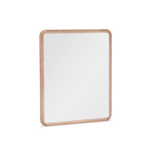 Miroir en bois massif de chene noyer