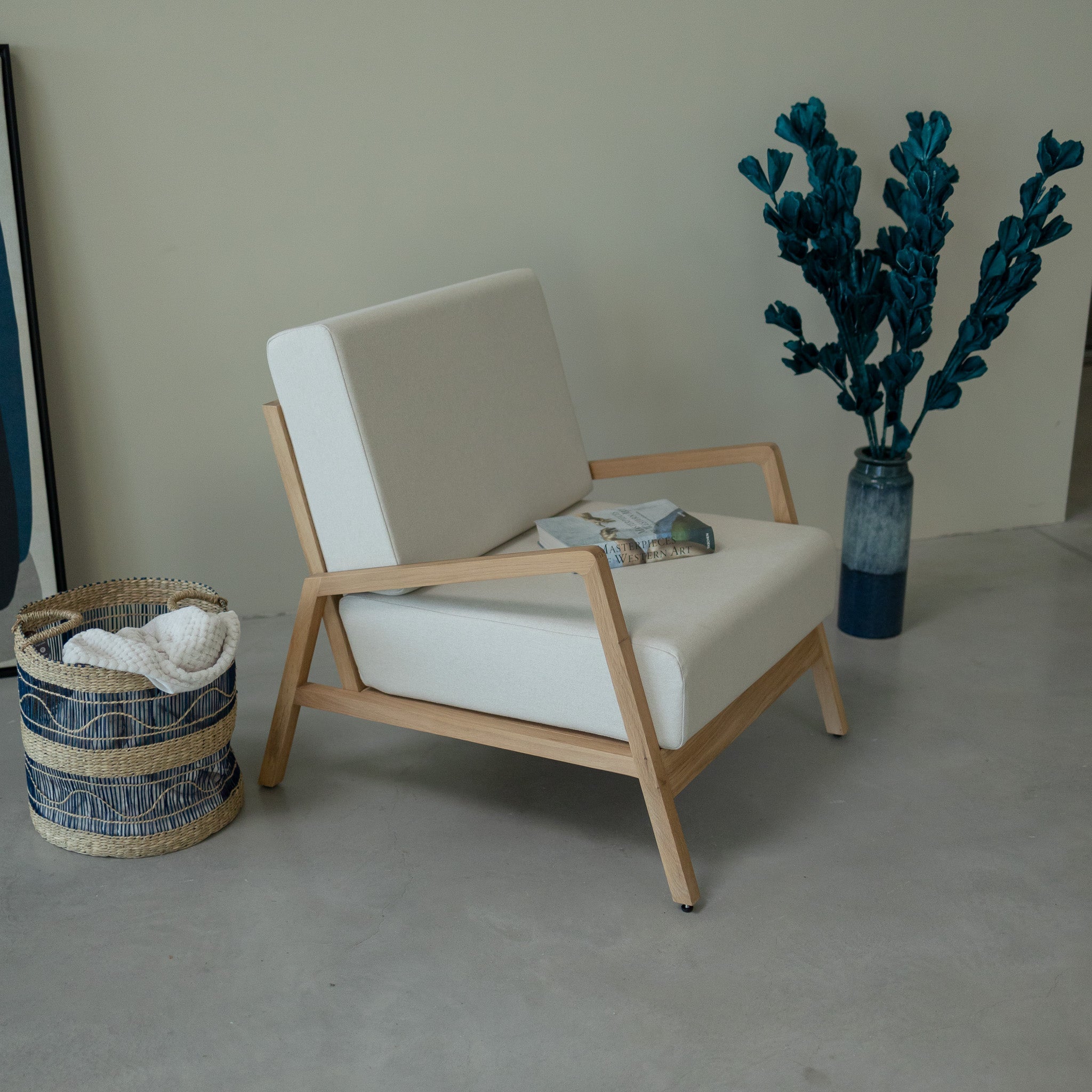 VESKOR Sillón madera maciza SWEDEN