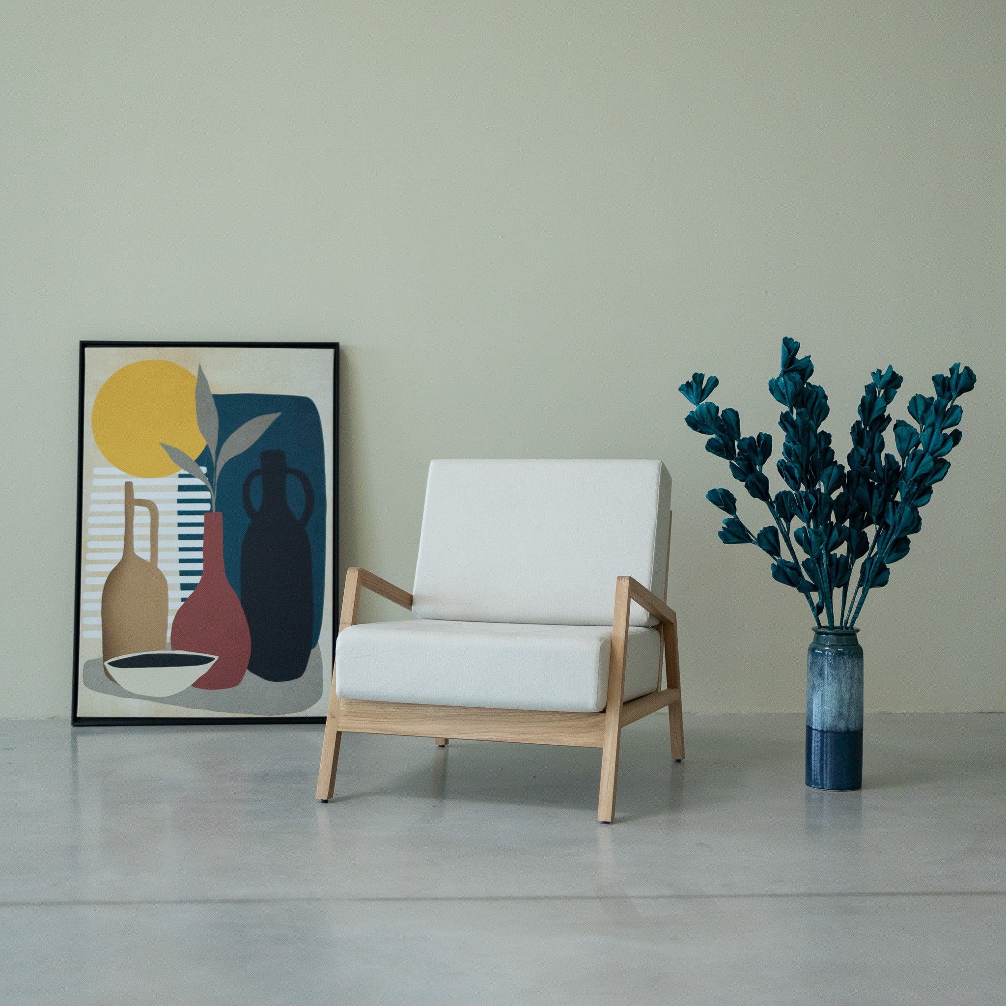 VESKOR Sillón madera maciza SWEDEN