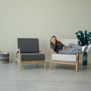 VESKOR Sillón madera maciza SWEDEN