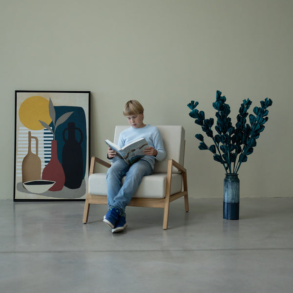 VESKOR Sillón madera maciza SWEDEN