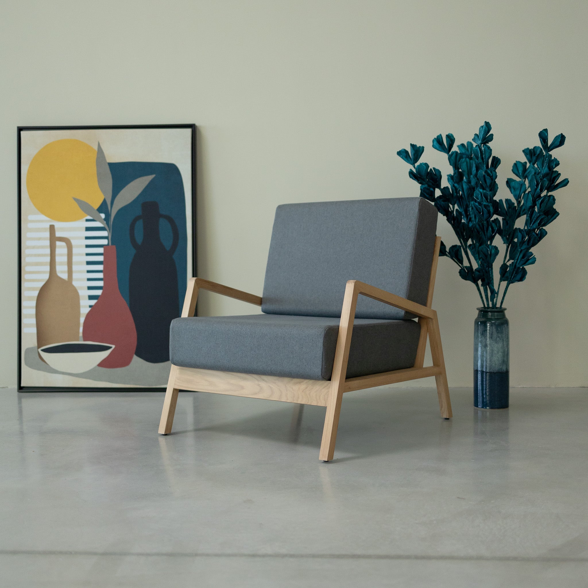 VESKOR Sillón madera maciza SWEDEN