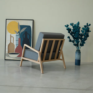 VESKOR Sillón madera maciza SWEDEN