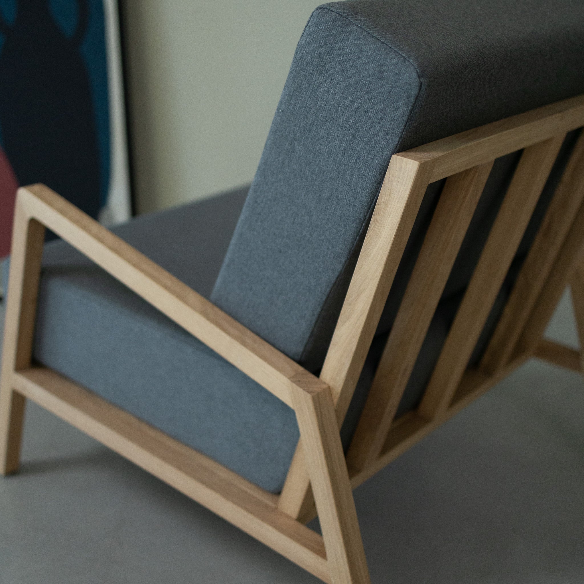 VESKOR Sillón madera maciza SWEDEN