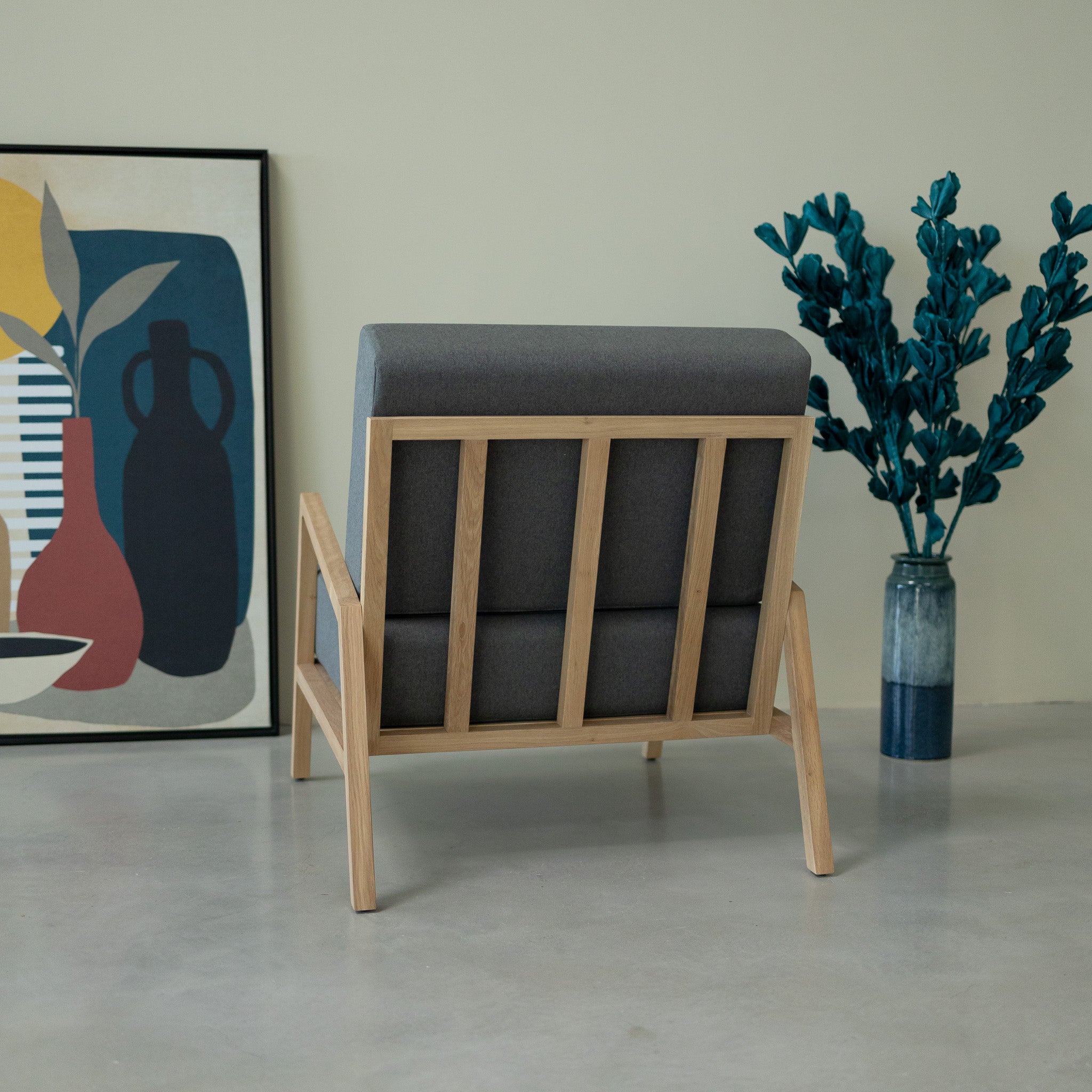 VESKOR Sillón madera maciza SWEDEN