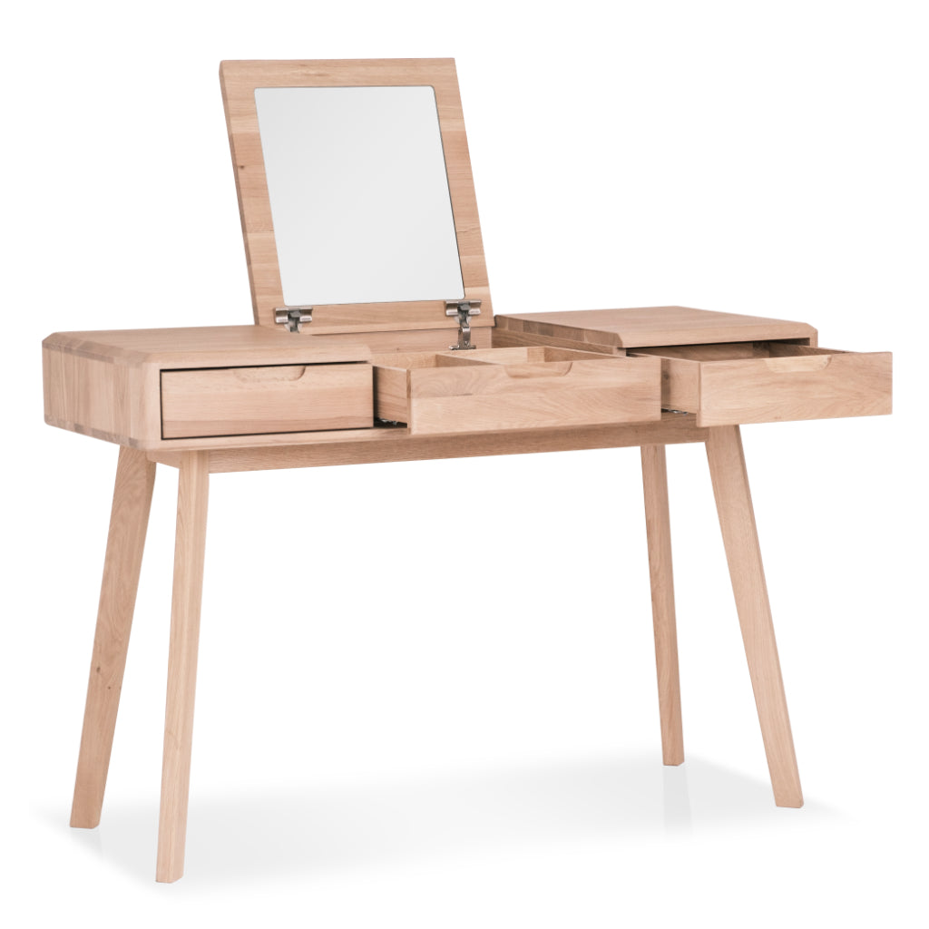 Coiffeuse en bois massif de chêne Suède 1