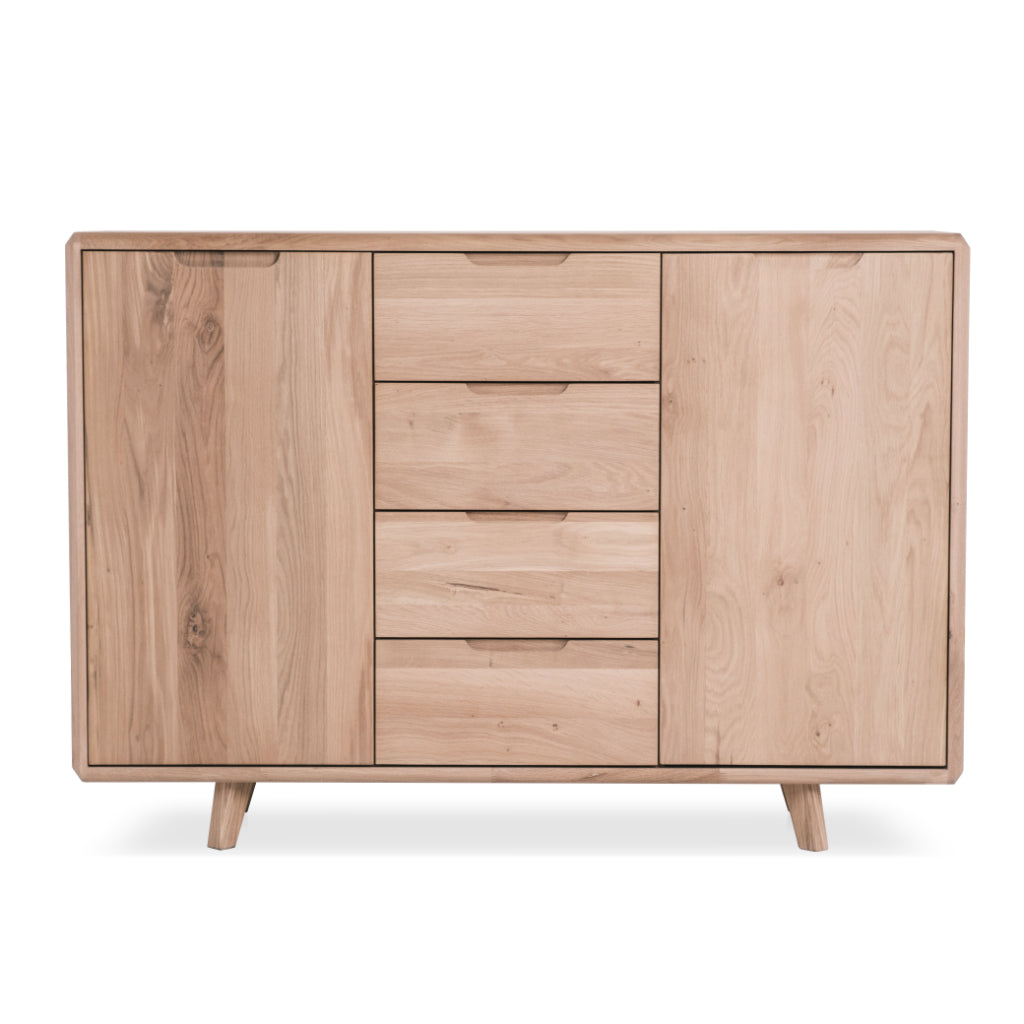 Buffet commode en bois massif de chêne Suède 2.4