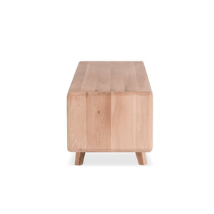 VESKOR Mueble de TV de madera maciza SWEDEN 2 160x42x40 cm.