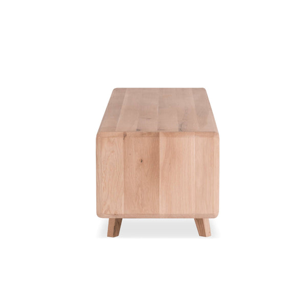 VESKOR Mueble de TV de madera maciza SWEDEN 2 160x42x40 cm.