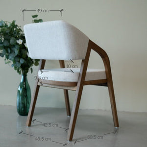 VESKOR Set de 2 Sillas madera maciza SWEDEN