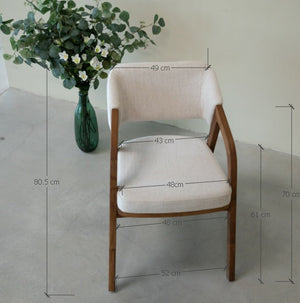 VESKOR Set de 2 Sillas madera maciza SWEDEN