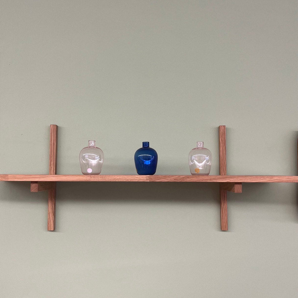 VESKOR Estante de madera maciza roble MALMO