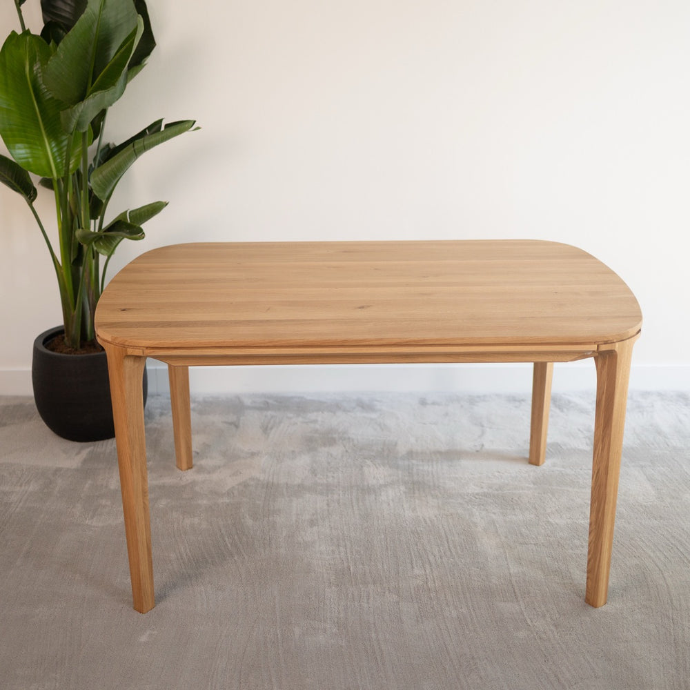 Table à manger fixe en bois massif de chêne Ikona Veskor