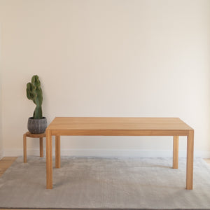 Table à manger fixe en bois massif Verdi Veskor