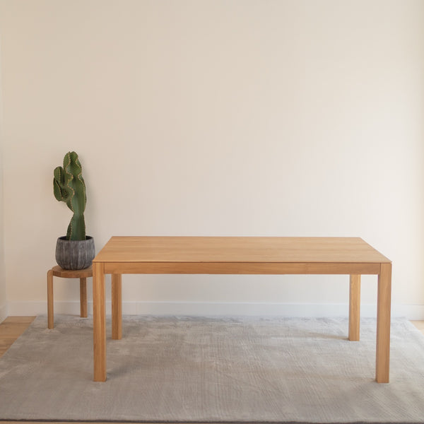 Table à manger fixe en bois massif Verdi Veskor