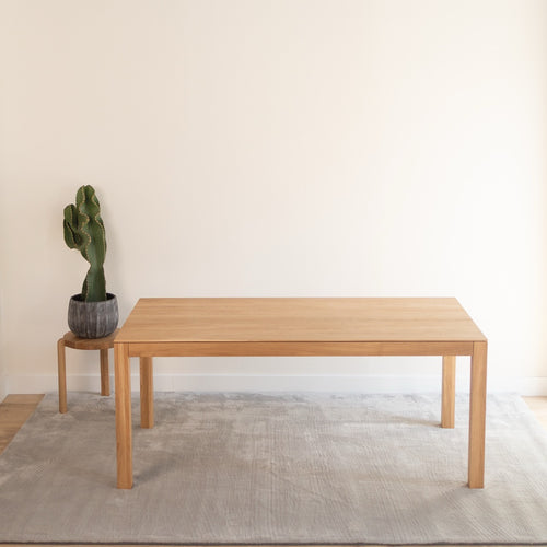 Table à manger fixe en bois massif Verdi Veskor