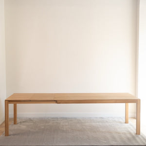 Table à manger extensible en bois massif Verdi Veskor