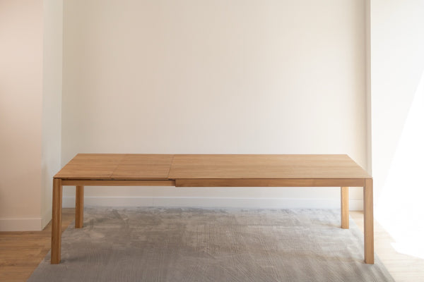 Table à manger extensible en bois massif Verdi Veskor