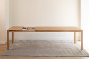 Table à manger extensible en bois massif Verdi Veskor