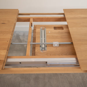 Table à manger extensible en bois massif Verdi Veskor
