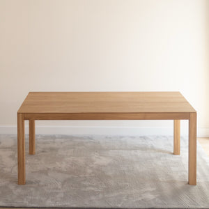 Table à manger extensible en bois massif Verdi Veskor