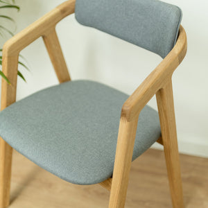 Chaise de salle à manger en bois massif de chêne Soho - Lot de 2 ou 4 chaises  - VESKOR