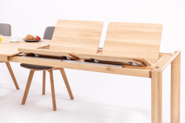 Table à manger extensible en bois massif DITA - KARPIS