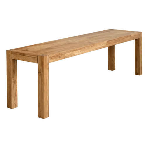 Banc rustique en bois massif de chêne Provence – 140/160/180 x 40 x 46 cm - NordicStory