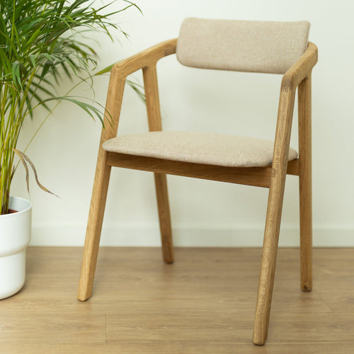 Chaise de salle à manger en bois massif de chêne Soho - Lot de 2 ou 4 chaises  - VESKOR