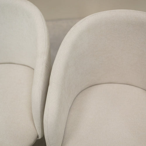 Chaise en bois massif de chêne Ana, revêtement - VESKOR