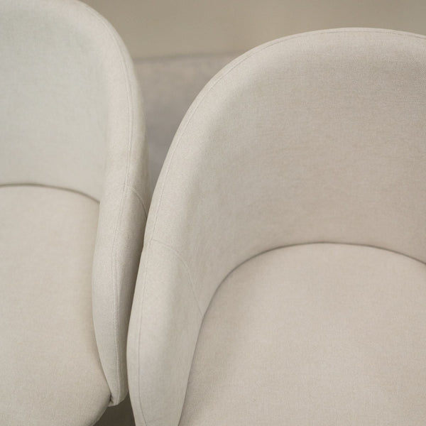 Chaise en bois massif de chêne Ana, revêtement - VESKOR