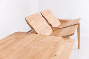 Table à manger extensible en bois massif TOKIO - KARPIS