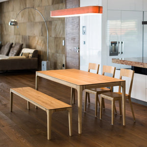 Table à manger extensible en bois massif CREATIV - KARPIS