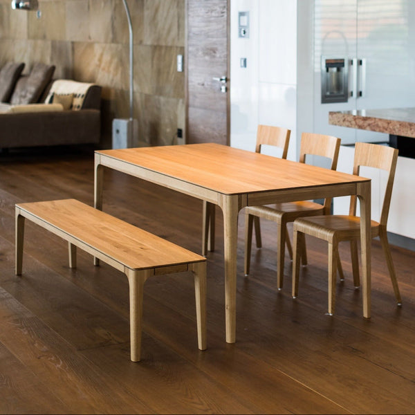 Table à manger fixe en bois massif CREATIV - KARPIS