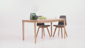 Table à manger extensible en bois massif IKONA - KARPIS