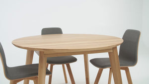 Table à manger extensible en bois massif SAGA - KARPIS