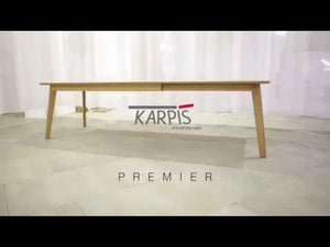 Table à manger fixe en bois massif PREMIER - KARPIS