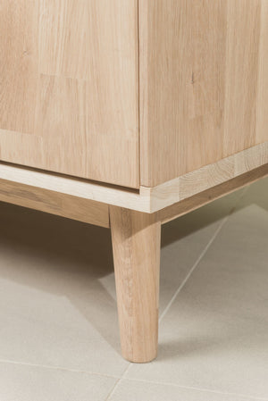 Aparador madera maciza roble nordico