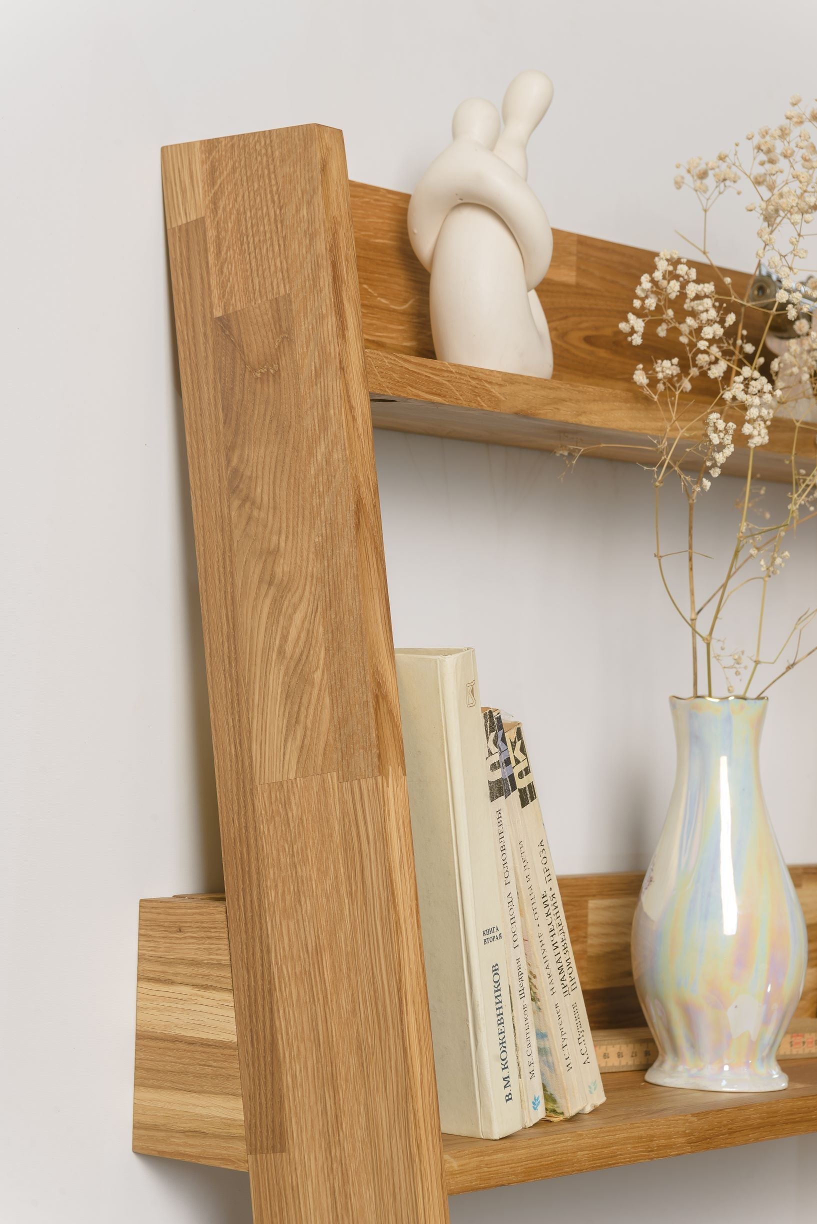 NordicStory Estanteria madera maciza roble nordico retro 