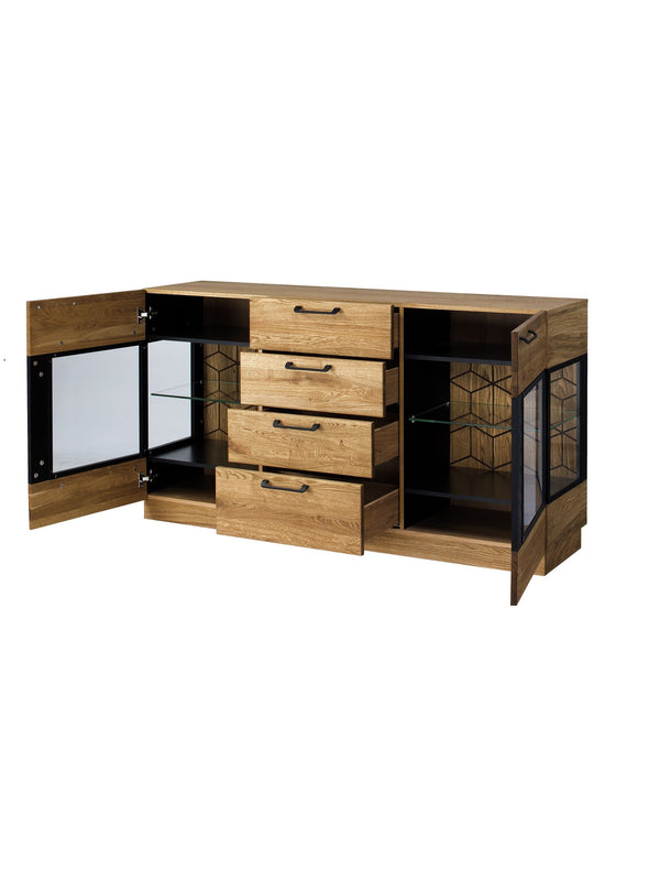 LoftStory Cómoda aparador madera de roble