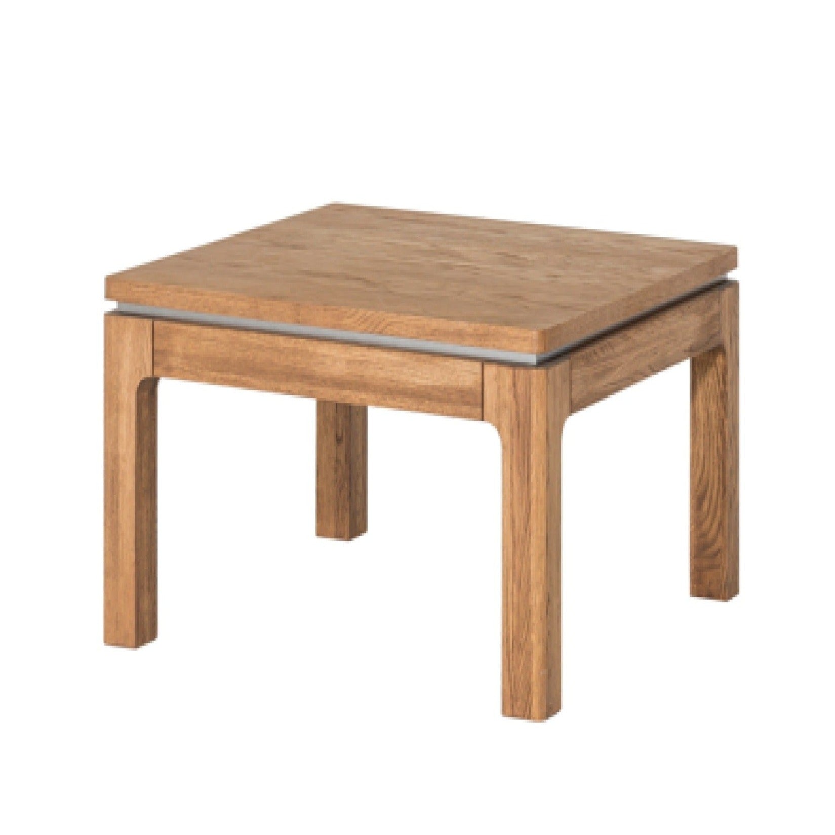 NordicStory Mesa de centro cuadrada de madera maciza de roble diseno moderno rustico nordico