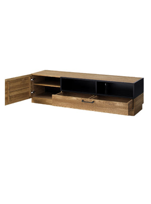 LoftStory Mueble de TV de madera de roble