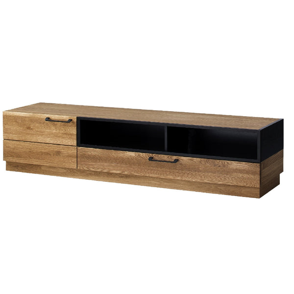LoftStory Mueble de TV de madera de roble
