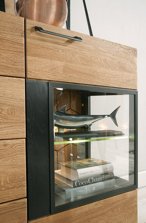 LoftStory Cómoda aparador madera de roble