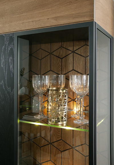 LoftStory Commode en bois de chêne "Mozaik 47" 170 x 42 x 90 cm.