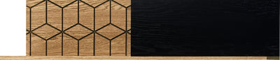LoftStory Etagère murale en bois de chêne Design industriel nordique