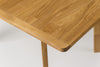 NordicStory Table à rallonge en chêne massif "Mini 2" 90-130 x 65 x 77 (75) cm.