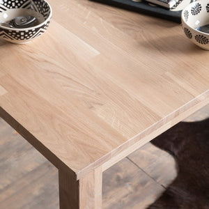 Mesa de madera roble macizo  salon comedor despacho